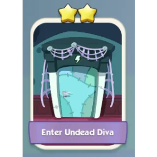 Enter Undead Diva 2⭐ Monopoly Go Sticker Set 8