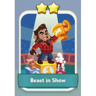 Beast in Show 2⭐ Monopoly Go Sticker Set 6