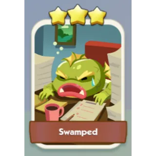 Swamped 3⭐ Monopoly Go Sticker Set 11