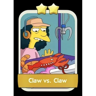 Claw vs Claw 2⭐ Monopoly Go Sticker