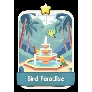 Bird Paradise 1⭐ Monopoly Go Sticker