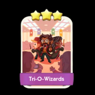 Tri-O-Wizards 3⭐ Monopoly Go Sticker