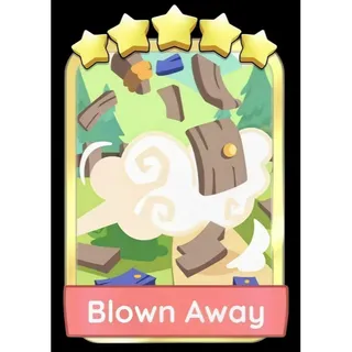 Blown Away 5⭐ Monopoly Go Gold Sticker Golden Blitz