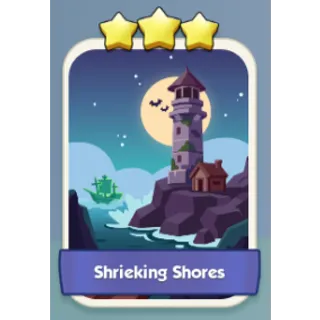 Shrieking Shores 3⭐ Monopoly Go Sticker Set 12