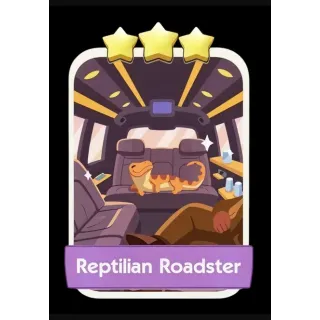 Reptilian Roadster 3⭐ Monopoly Go Sticker