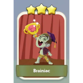 Brainiac 3⭐ Monopoly Go Sticker Set 13