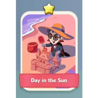 Day in the Sun 1⭐ Monopoly Go Sticker Set 3