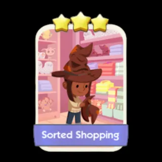 Sorted Shopping 3⭐ Monopoly Go Sticker