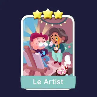 Le Artist 3⭐ Monopoly Go Sticker