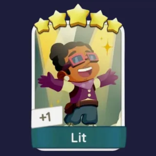 Lit 5⭐ Monopoly Go Sticker