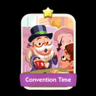Convention Time 1⭐ Monopoly Go Sticker