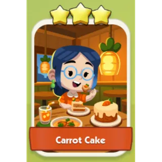 Carrot Cake 3⭐ Monopoly Go Sticker Set 14
