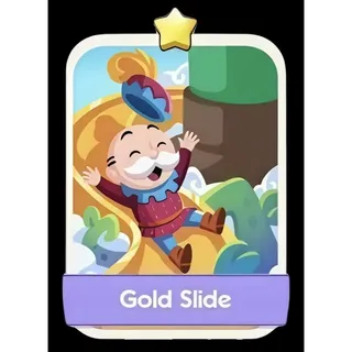 Gold Slide 1⭐ Monopoly Go Sticker