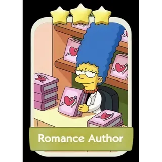 Romance Author 3⭐ Monopoly Go Sticker