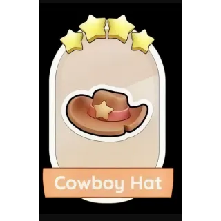Cowboy Hat 4⭐ Monopoly Go Sticker