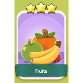 Fruits 3⭐ Monopoly Go Sticker Set 11