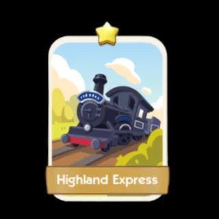 Highland Express 1⭐ Monopoly Go Sticker
