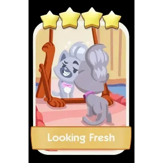Looking Fresh 4⭐ Monopoly Go Sticker