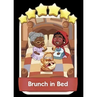 Brunch in Bed 6⭐ Monopoly Go Sticker