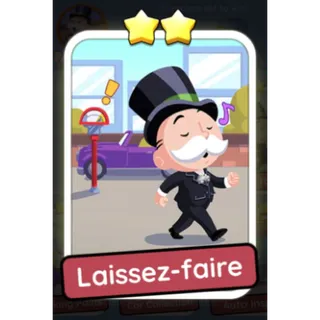 Laissez-faire 2⭐ Monopoly Go Sticker Bonus Set