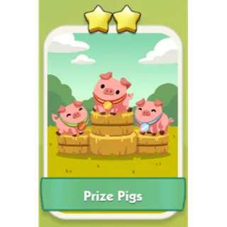 Prize Pigs 2⭐ Monopoly Go Sticker Set 4