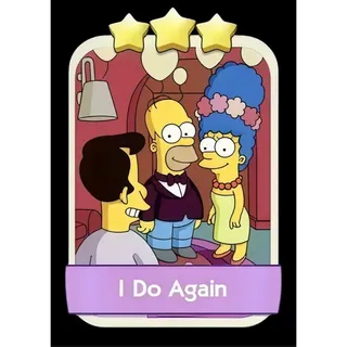 I Do Again 3⭐ Monopoly Go Sticker