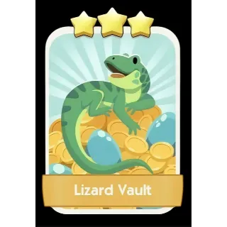 Lizard Vault 3⭐ Monopoly Go Sticker