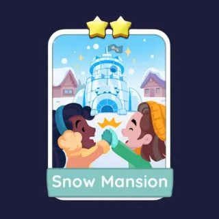 Snow Mansion⭐ Monopoly Go Sticker