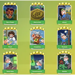 Crop Circle Chronicles Monopoly Go Stickers Set 19 (Read Important Note and Rules)
