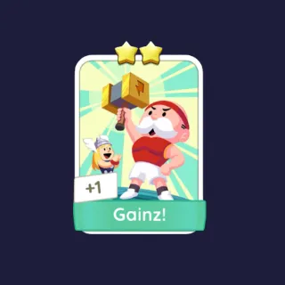 Gainz! 2⭐ Monopoly Go Sticker