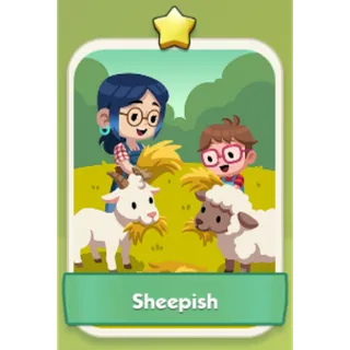 Sheepish 1⭐ Monopoly Go Sticker Set 4