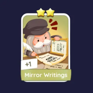 Mirror Writings 2⭐ Monopoly Go Sticker