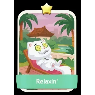 Relaxin 1⭐ Monopoly Go Sticker