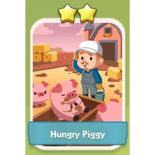 Hungry Piggy 2⭐ Monopoly Go Sticker Set 6