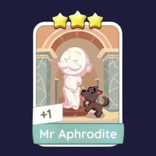 Mr Aphrodite 3⭐ Monopoly Go Sticker