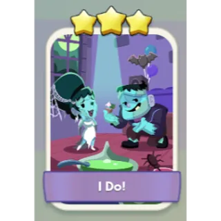 I Do 3⭐ Monopoly Go Sticker Set 8