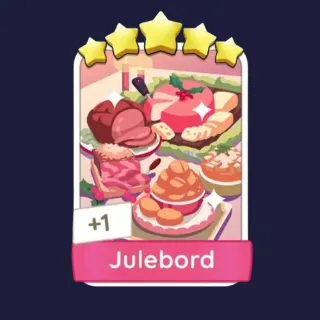 Julebord 5⭐ Monopoly Go Sticker