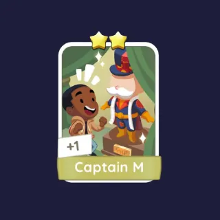 Captain M 2⭐ Monopoly Go Sticker