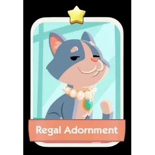 Regal Adornment 1⭐ Monopoly Go Sticker