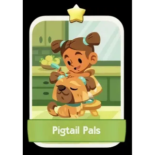 Pigtail Pals 1⭐ Monopoly Go Sticker