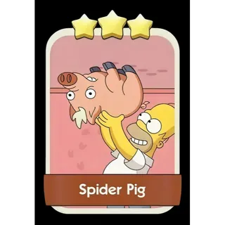 Spider Pig 3⭐ Monopoly Go Sticker