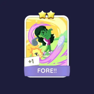 FORE!! 2⭐ Monopoly Go Sticker