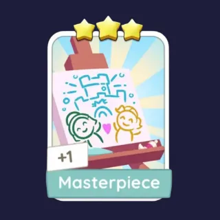 Masterpiece 3⭐ Monopoly Go Sticker