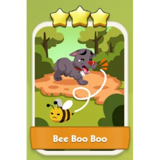 Bee Boo Boo 4⭐ Monopoly Go Sticker Set 13
