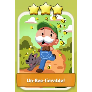 Un-Bee-lievable 3⭐ Monopoly Go Sticker Set 13