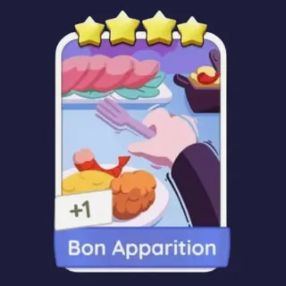 Bon Apparition 4⭐ Monopoly Go Sticker