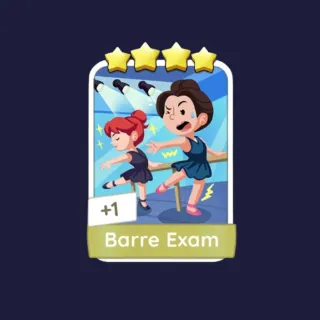 Barre Exam 4⭐ Monopoly Go Sticker