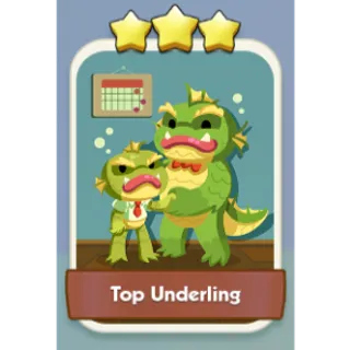 Top Underling 3⭐ Monopoly Go Sticker Set 11