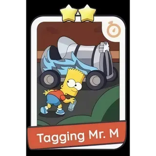 Tagging Mr M 2⭐ Monopoly Go Sticker