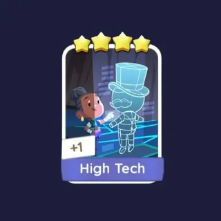 High Tech 4⭐ Monopoly Go Sticker